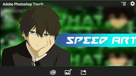 Speed Art Banner Anime Hōtarō Oreki Pedidos On Youtube