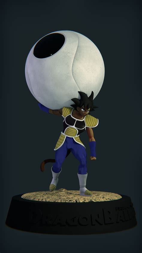 Dragon Ball Bardock Minus 3D Model $15 - .stl - Free3D