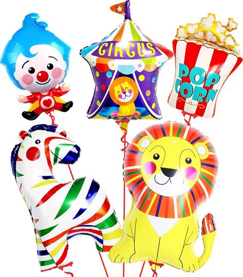 Amazon.com: KatchOn, Giant Circus Balloons - 34 Inch, Pack of 5 ...