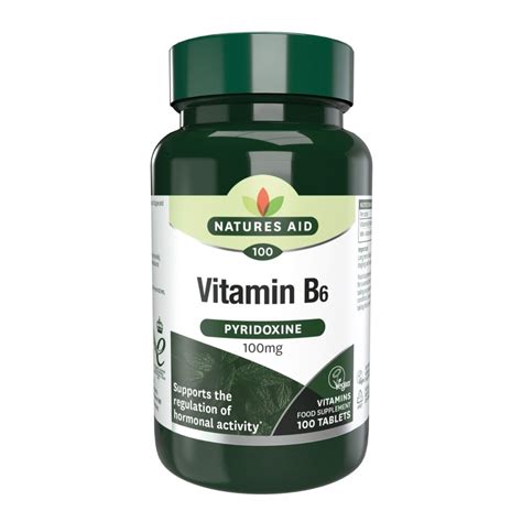 Vitamin B6 100mg | Vitamin B6 Tablets | Natures Aid