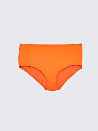LCW DREAM Turuncu Kadın Düz Bikini Alt S Z SKA LCW