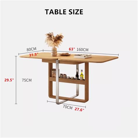 Extendable Tabletop Solid Wood Dining Table – SPS FURNTIURE