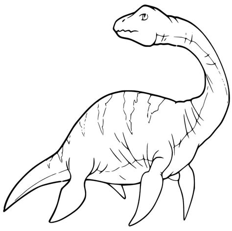 Plesiosaurus Printable Coloring Pages Coloring Cool