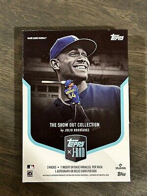 2023 Topps X J ROD The Show Out Collection Base Inserts Complete