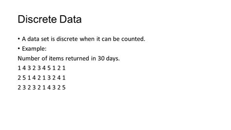 2 Organization And Description Of Data Two Main Types Of Data 1