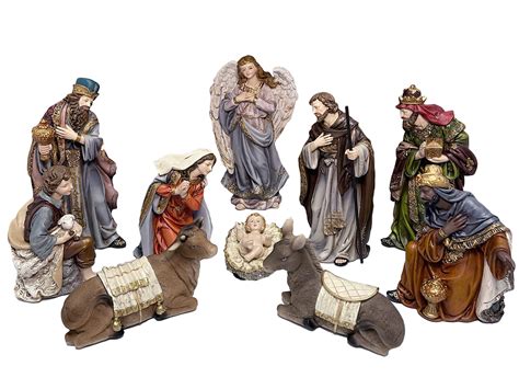 Nativity Set Resin 11 Pieces 200mm Christian Supplies Adelaide