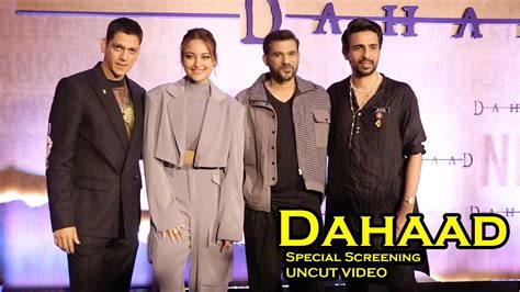 Dahaad Special Screening Uncut Sonakshi Sinha Huma K Vijay Varma