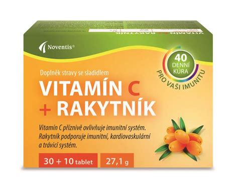 Vitamin C rakytník 40 tablet OFFICEO cz