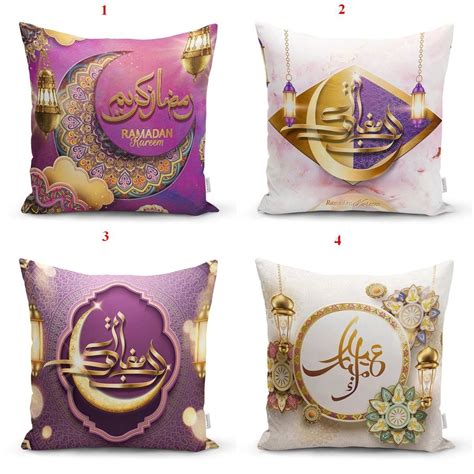 Ramadan Pillow Cover Islamic Throw Pillow Ramadan Cushion Arabic