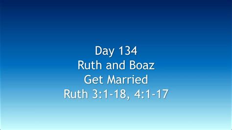 Ruth And Boaz Get Married Vid Youtube