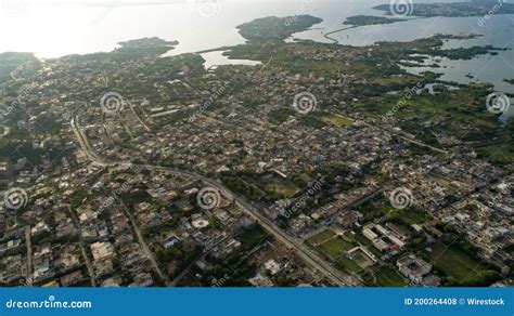 Aerial View Of The Mirpur City In Azad Kashmir Pakistan Stock Photo