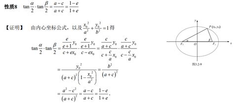 三角形内切圆半径python公式 椭圆中的焦点三角形有关性质 Csdn博客