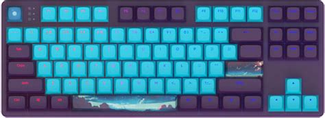 Dark Project One - 87 Night Sky Gaming Μηχανικό Πληκτρολόγιο Tenkeyless ...