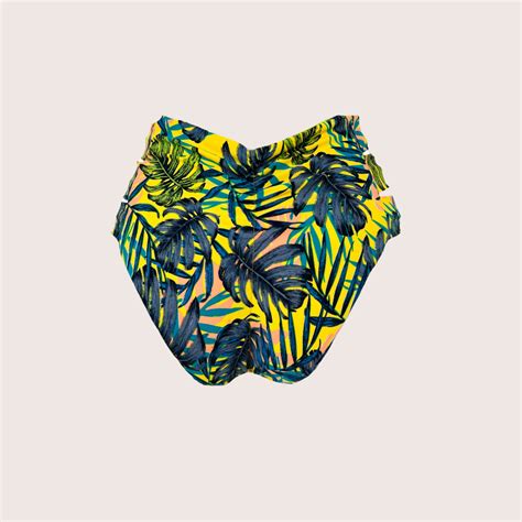 Bikini Bottom Selina Yellow Tropic