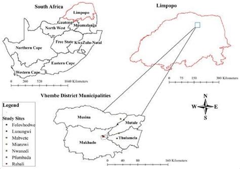 Map of Vhembe District Municipalities Source: Phophi et al. (2020:2 ...