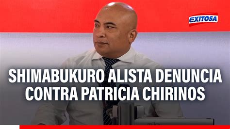 Shimabukuro anuncia que denunciará constitucionalmente a Chirinos por