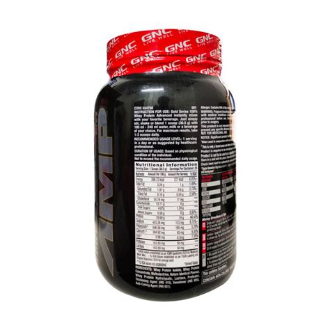 Buy Gnc Gold Series Whey Protein Advanced Powder Vanilla Ice