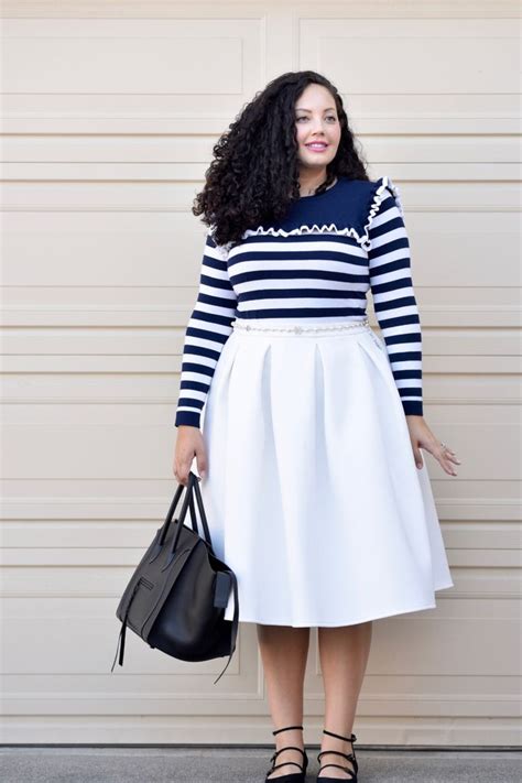 Tanesha Awasthi Of Girl With Curves Is Wearing Stripped Sweater And