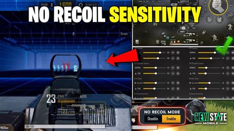 BEST SENSITIVITY SETTING FOR GYRO NON GYRO PLAYERS PUBG NEW STATE