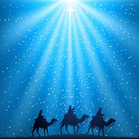 Los Tres Reyes Magos Vectores Libres De Derechos Istock Escena