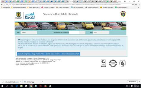 Impuesto De Vehículos Dónde Pagar El Impuesto De Vehículos En Bogotá