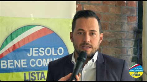 Christofer De Zotti Candidato A Sindaco Di Jesolo YouTube