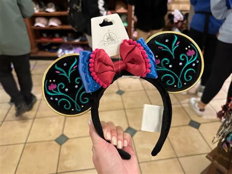 New Embroidered Anna Ear Headband Arrives At Walt Disney World Disney By Mark