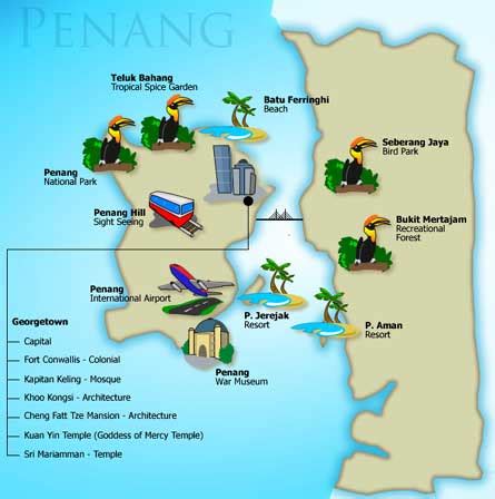 Penang Maps | Malaysia Travel Guide