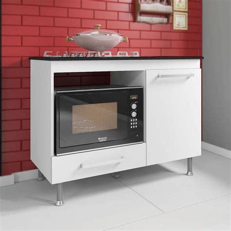 Armario Para Cooktop 5 Bocas E Forno Casas Bahia