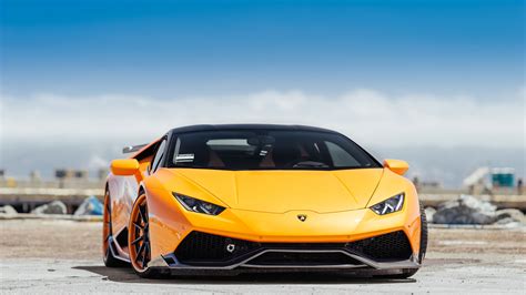 2560x1440 Yellow Lamborghini Huracan Front 4k 1440P Resolution ,HD 4k ...