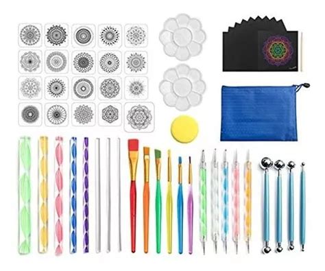 Kit De Puntillismo Sipliv Mandala Dotting Tools Set Mandala Cuotas