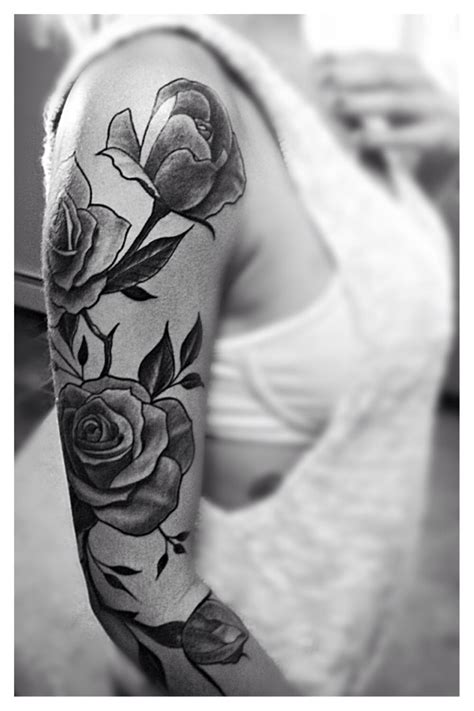 Rose Vine Tattoo Sleeve