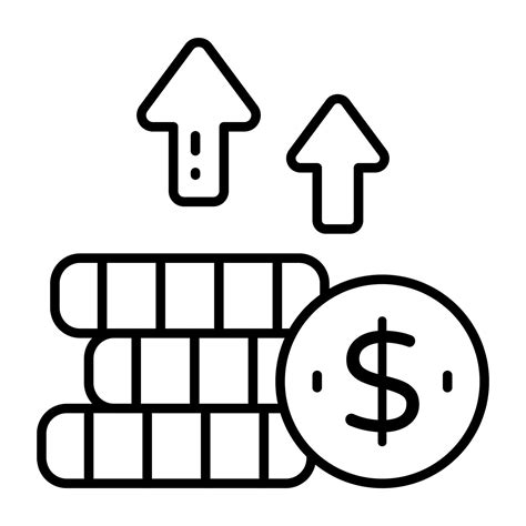 modern linear design icon of high dollar value 67915878 Vector Art at
