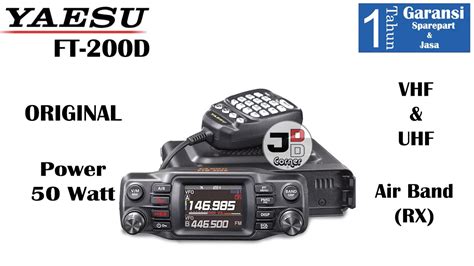 Unboxing Rig Yaesu Ftm D Dualband Airband C Fm Original Garansi