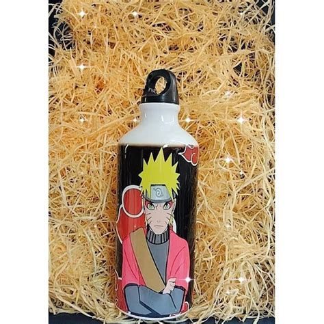 Garrafa Squeeze Alum Nio Ml Garrafinha Personalizado Anime Naruto