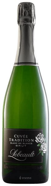 Lebeault Cuvée Tradition Blanc de Blancs Brut Vivino France