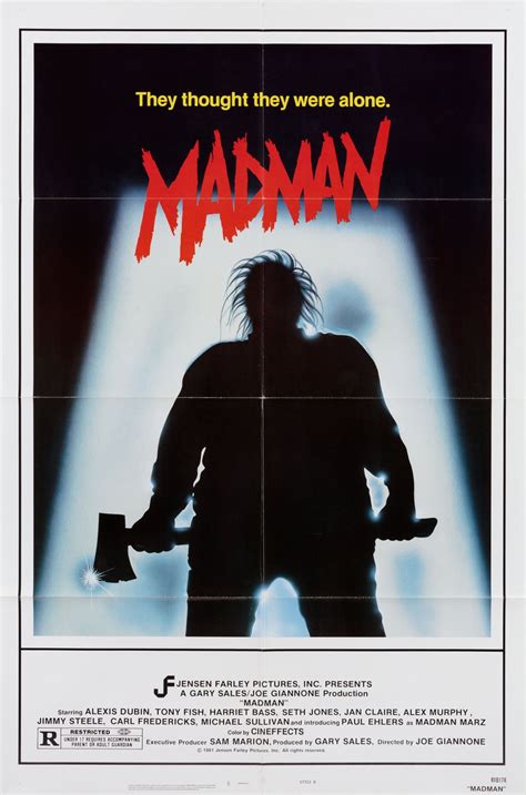 Madman Original 1982 U.S. One Sheet Movie Poster - Posteritati Movie ...