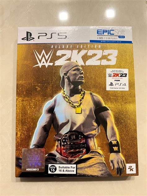 Wwe 2k23 Deluxe Edition Ps5 Video Gaming Video Games Playstation On