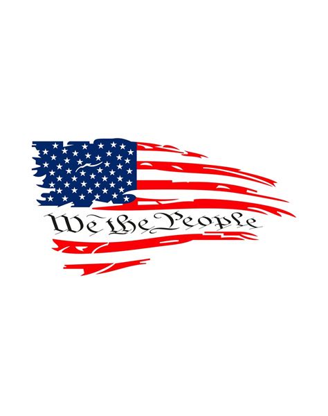 We The People Flag Svg We The People Distressed Us Flag Png We The People Us Flag Vector File