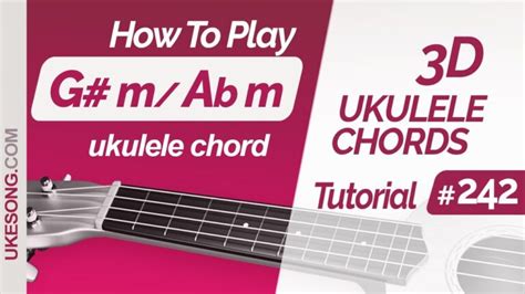 Cm chord ukulele. Learn to play C minor chord on ukulele. | Ukesong