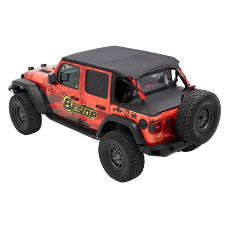 Bestop Cable Style Header Safari Bikini Top For Jeep Wrangler JL