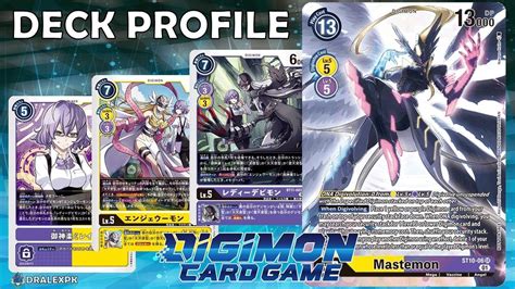 Digimon Tcg Mastemon E Deck Profile Bt Actualizaci N Youtube