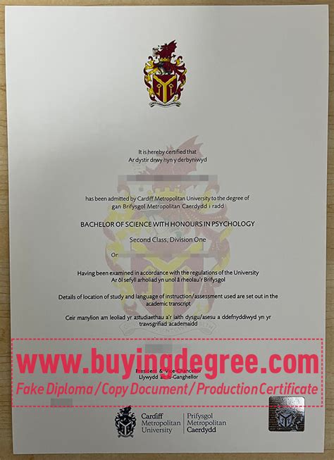 Many Ways To Get A Fake Cardiff Metropolitan University Degree