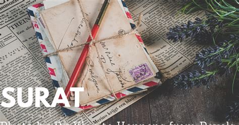 surat pengertian jenis jenis fungsi surat