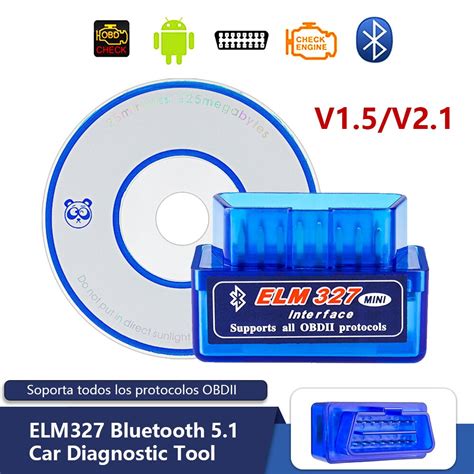 Herramienta De Diagn Stico Automotriz Bluetooth Elm V Auto