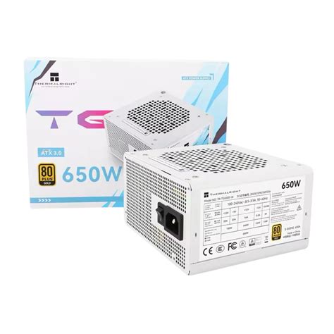 Fuente De Poder Thermalright 650W 80 PLUS GOLD White TR TG 650S W