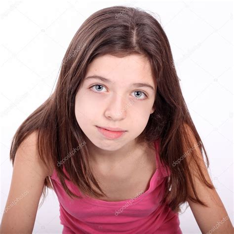 Beautiful Young Teen Girl With Brackets Stock Photo By ©alexandra Lande