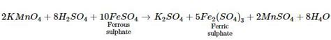 A Dilute Ferrous Sulphate Solution Was Gradually Added To The Beaker