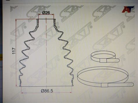 Пыльник на наружную гранату — Toyota Mark II Qualis, 2,2 л., 1999 года ...