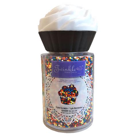 Twinkle Baker Decor Triplet Sprinkles Rainbow 180g